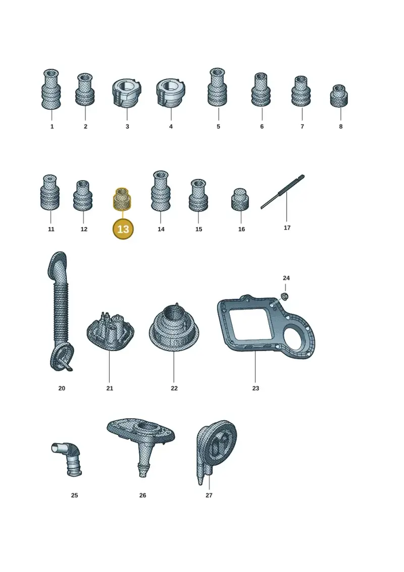 357972842 — Audi Q6 e-tron (2023-) diagram f5s971815, position 13