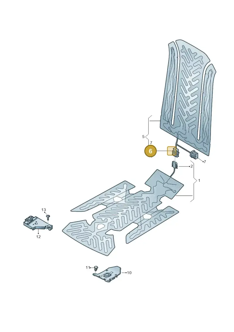 3AA972714 — Audi RS Q8 Quattro (2019-) diagram 429963100, position 6