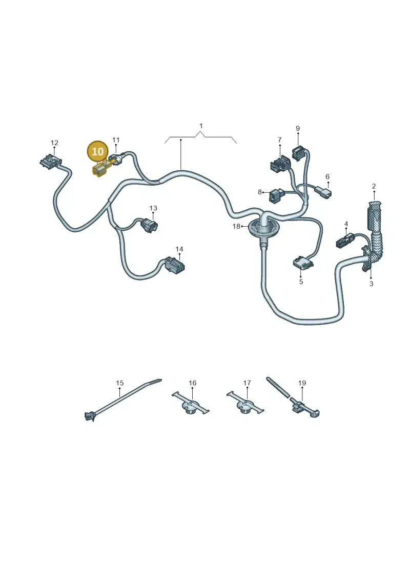 3AA972714 — Audi Q4 Sportback (2021-2022) diagram 89a972300, position 10