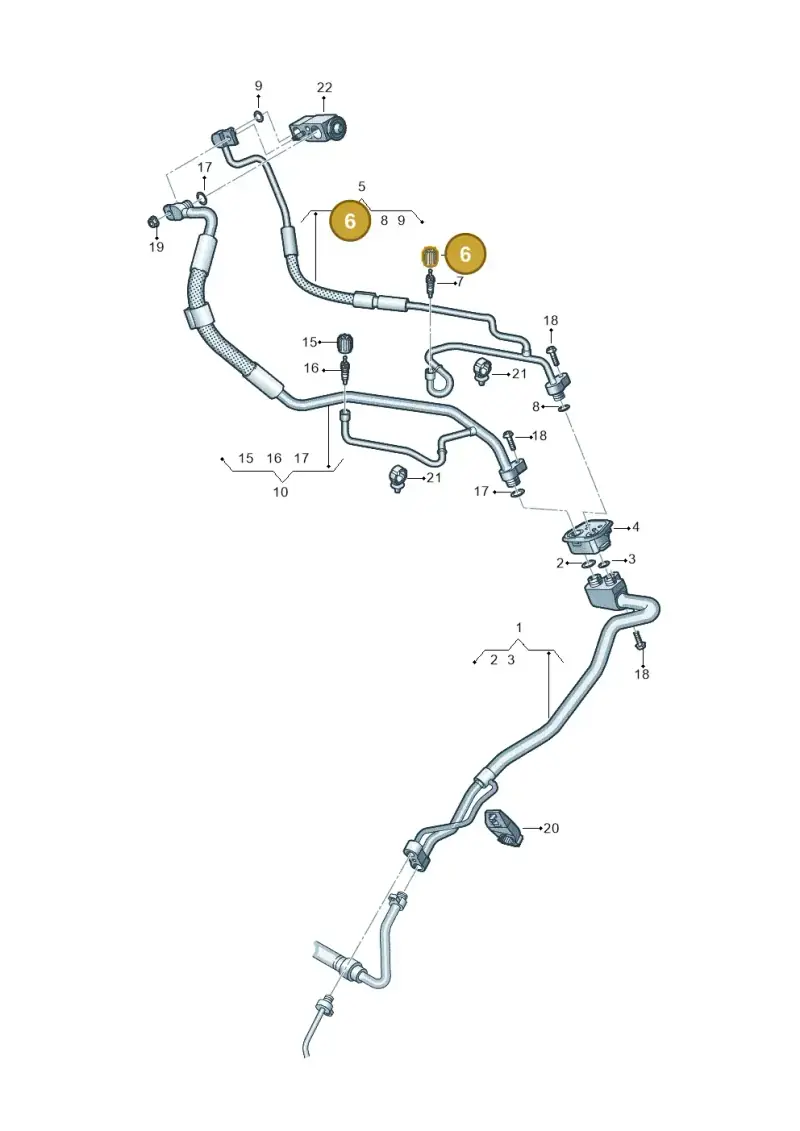3C0820581 — Audi RS Q8 Quattro (2019-) diagram 429260080, position 6