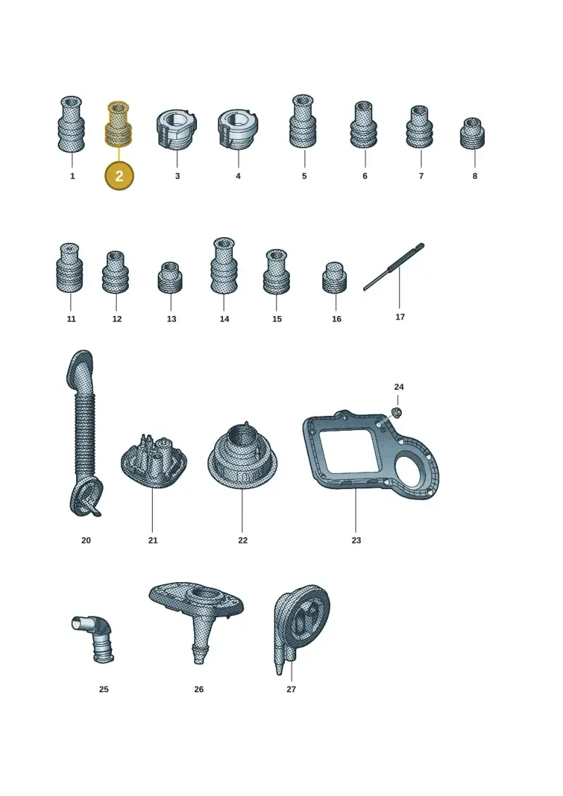 3C0972741 — Audi Q6 e-tron (2023-) diagram f5s971815, position 2