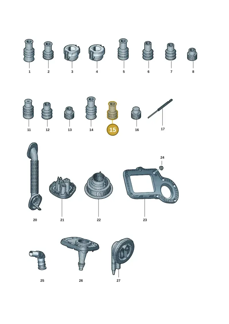 3C0972841 — Audi Q6 e-tron (2023-) diagram f5s971815, position 15