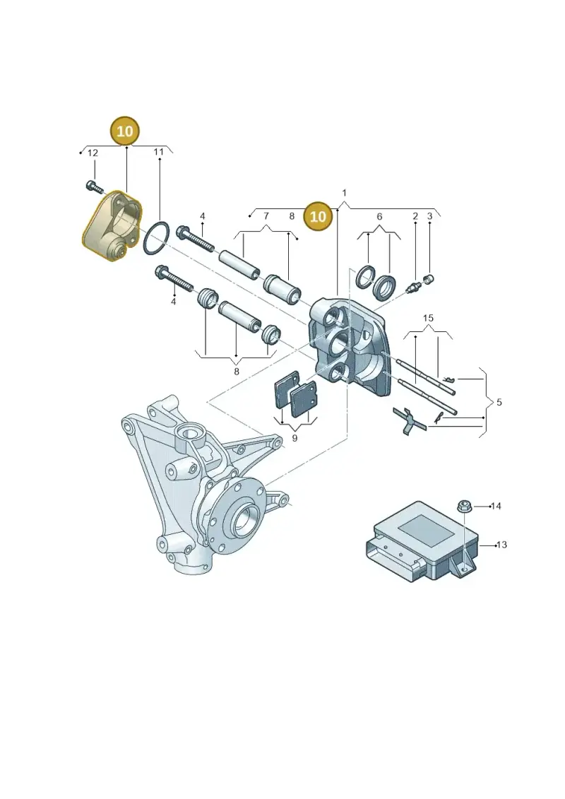 3C0998281A — Audi R8 Spyder (2015-2024) diagram 872615650, position 10