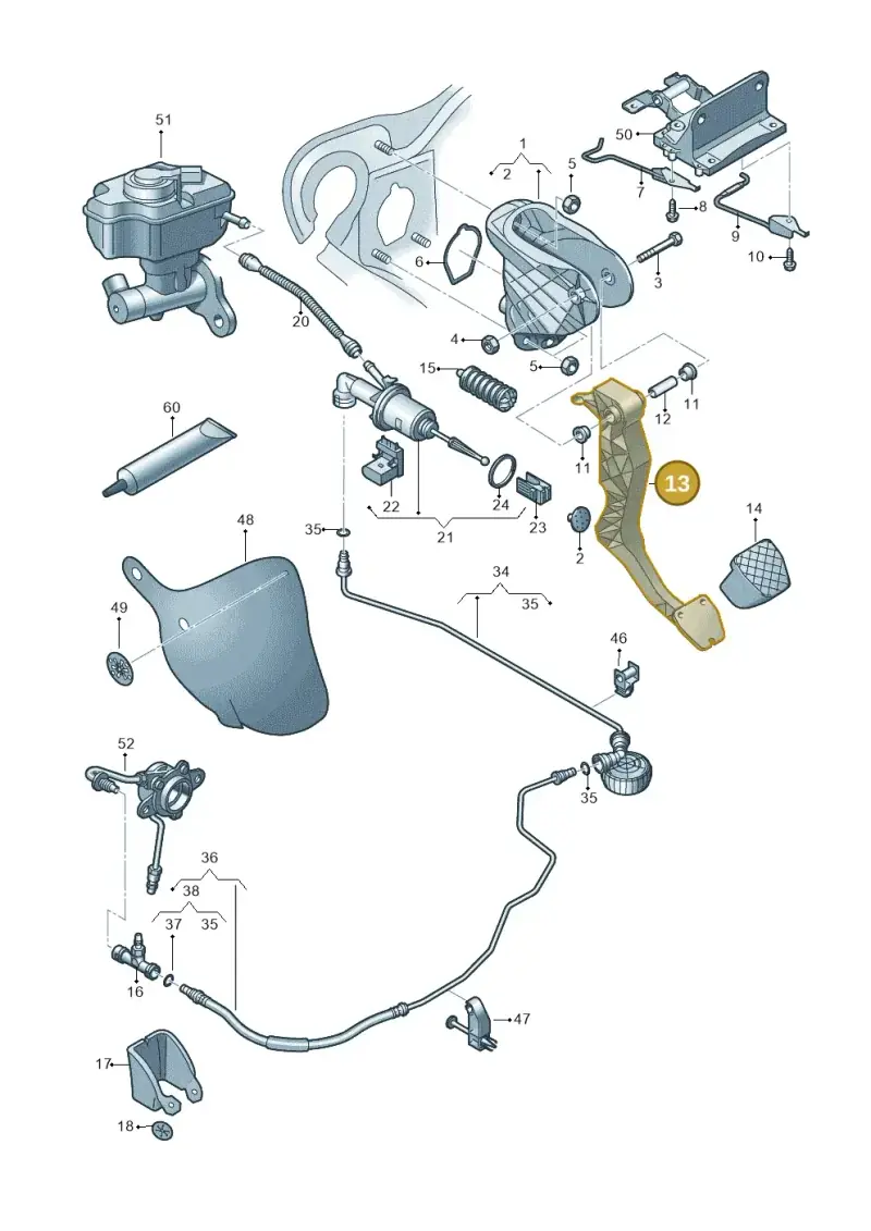 3C2721318A — Audi Q3 2.0 TDI (2014-2019) diagram 855721300, position 13