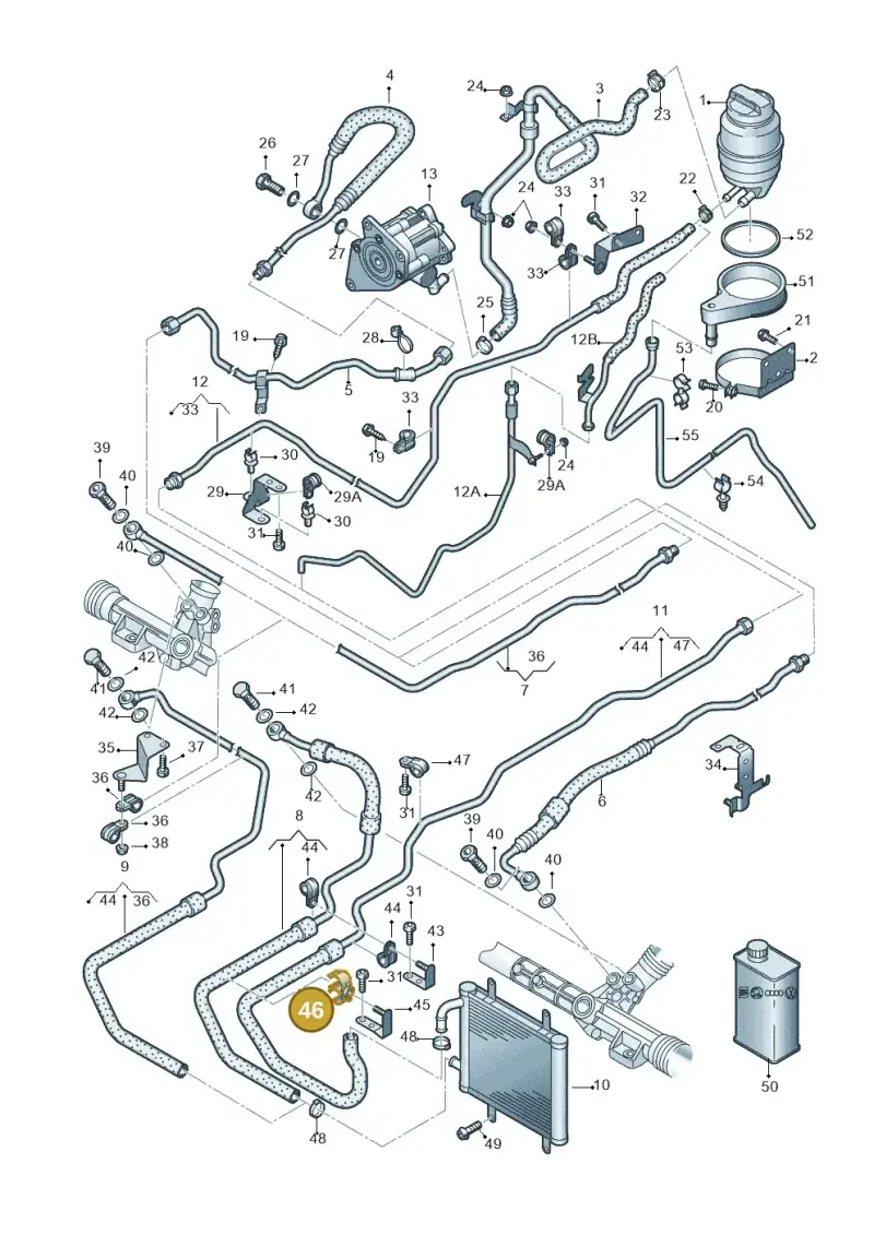 3D0829623 — Audi R8 qu. 5.2 (2012-2015) diagram 618422500, position 46
