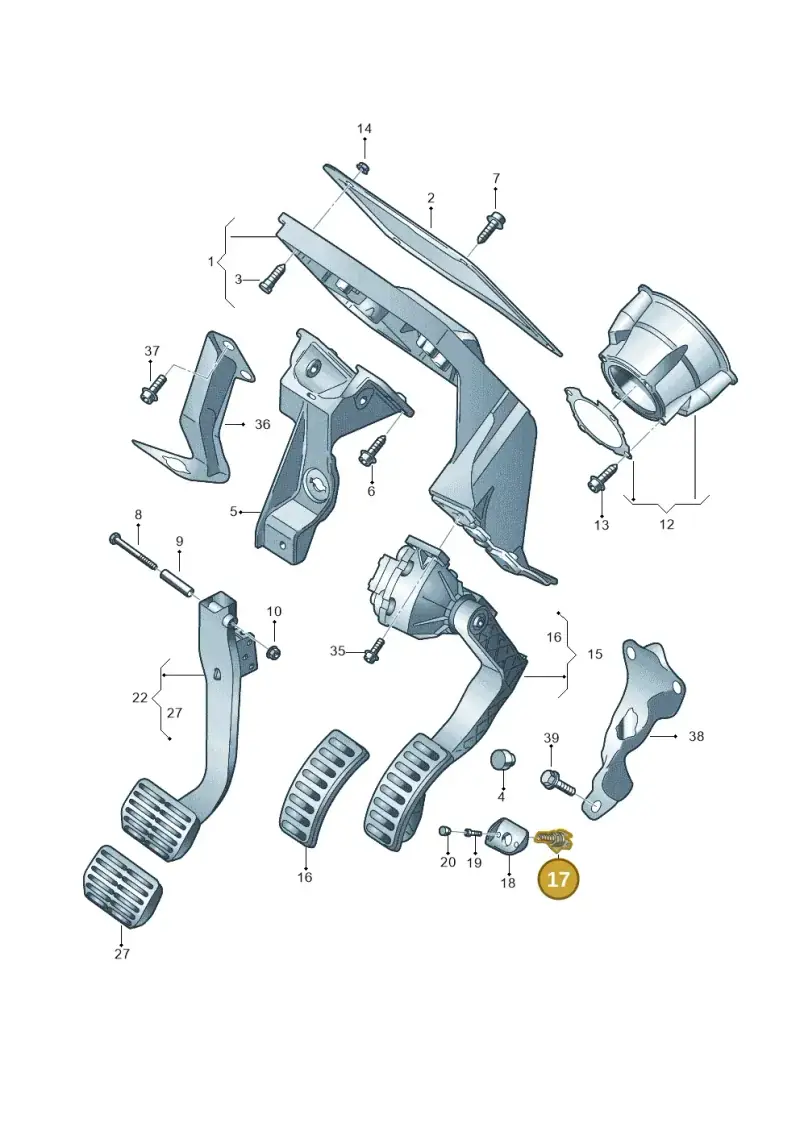 3D0959897 — Audi A8/S8/qu. lang    08> (2007-) diagram 258721250, position 17