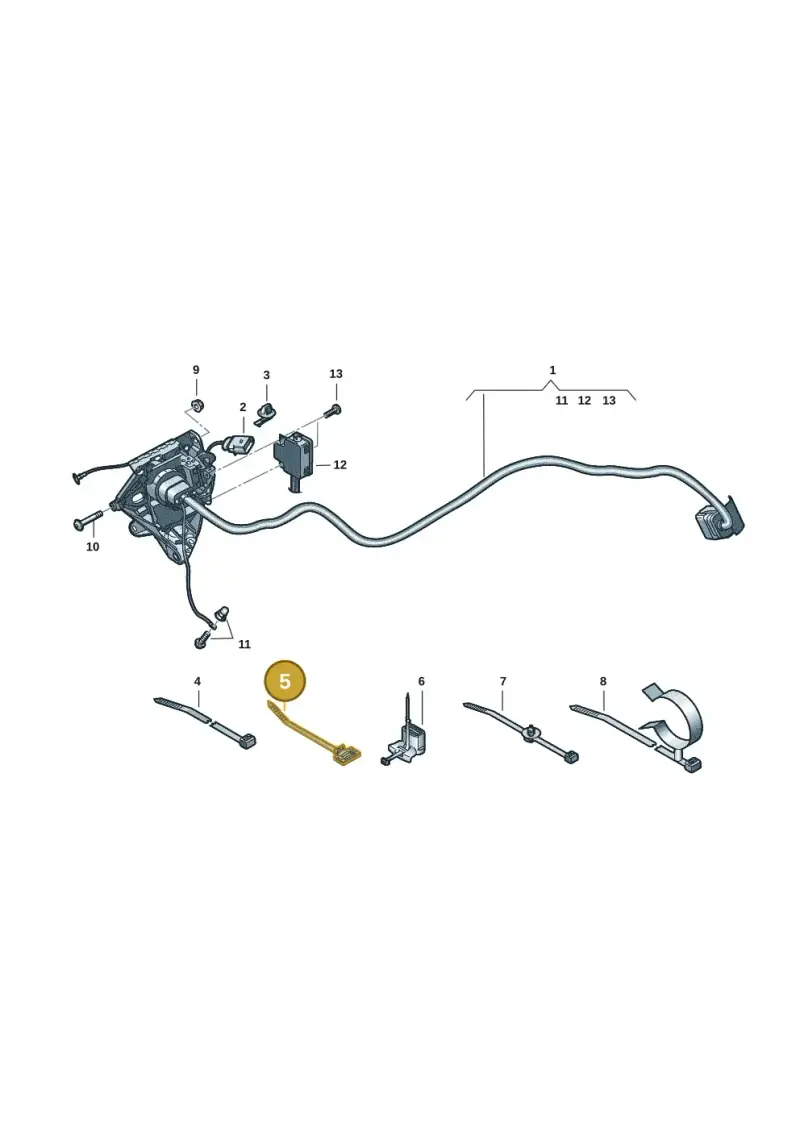 3D0971739B — Audi RS e-tron GT (2020-2020) diagram 4j1970140, position 5