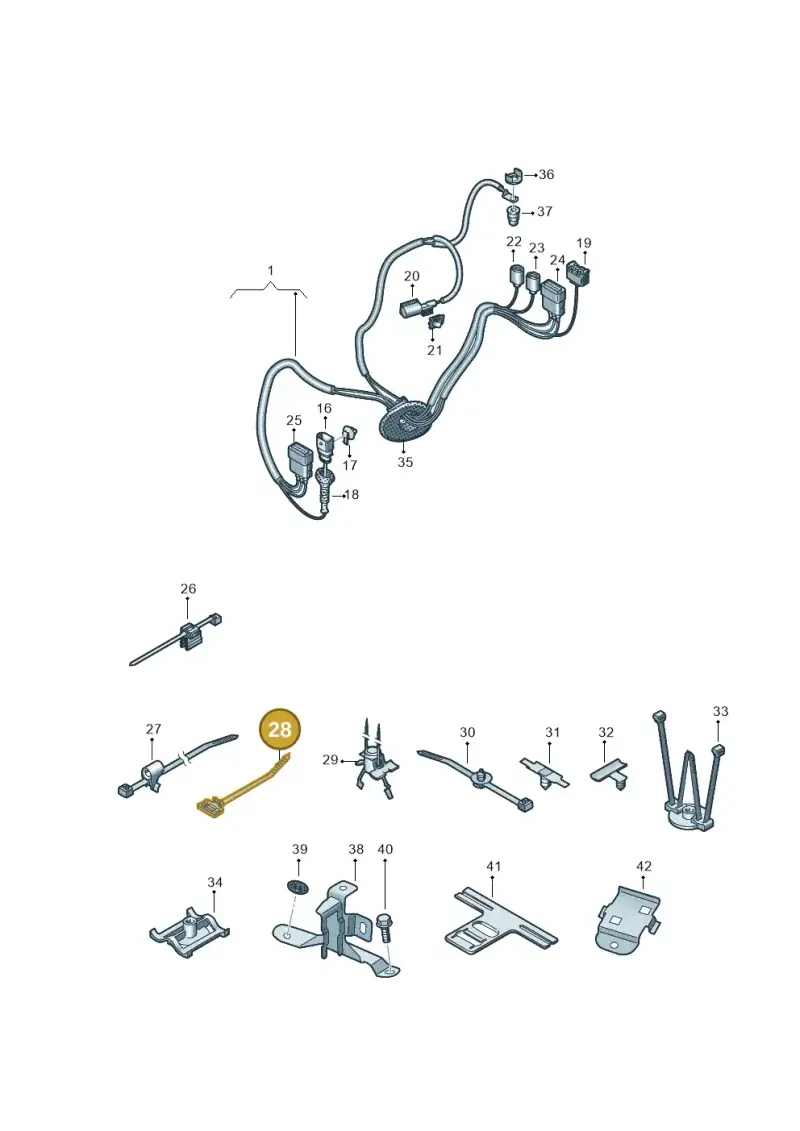 3D0971739B — Audi RS Q8 Quattro (2019-) diagram 595972040, position 28