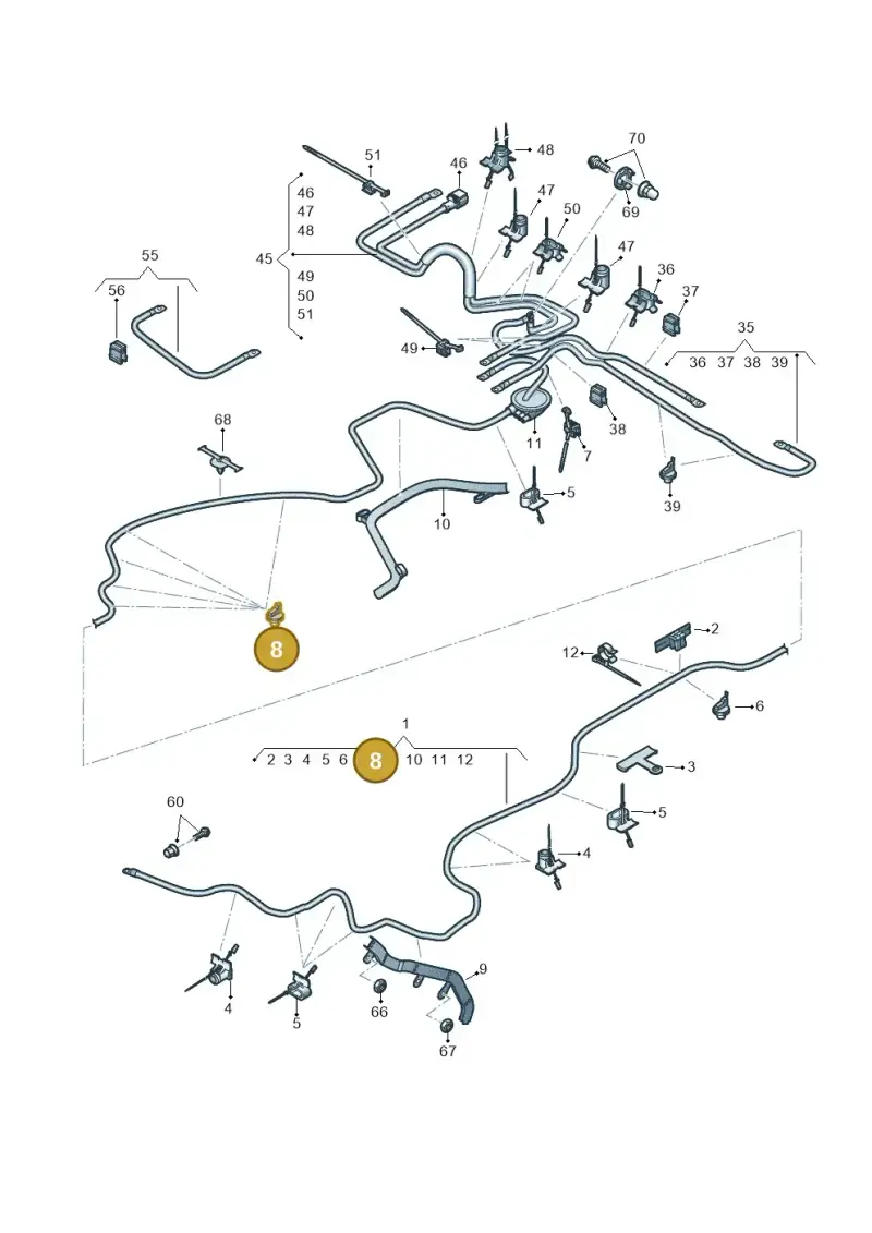 3D0971818 — Audi RS6 Avant (2019-) diagram 538972020, position 8