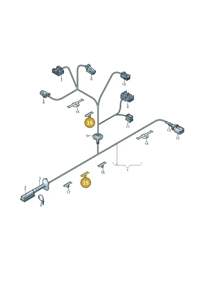 3D0971818 — Audi RS3 Limousine (2017-2020) diagram 745972370, position 15