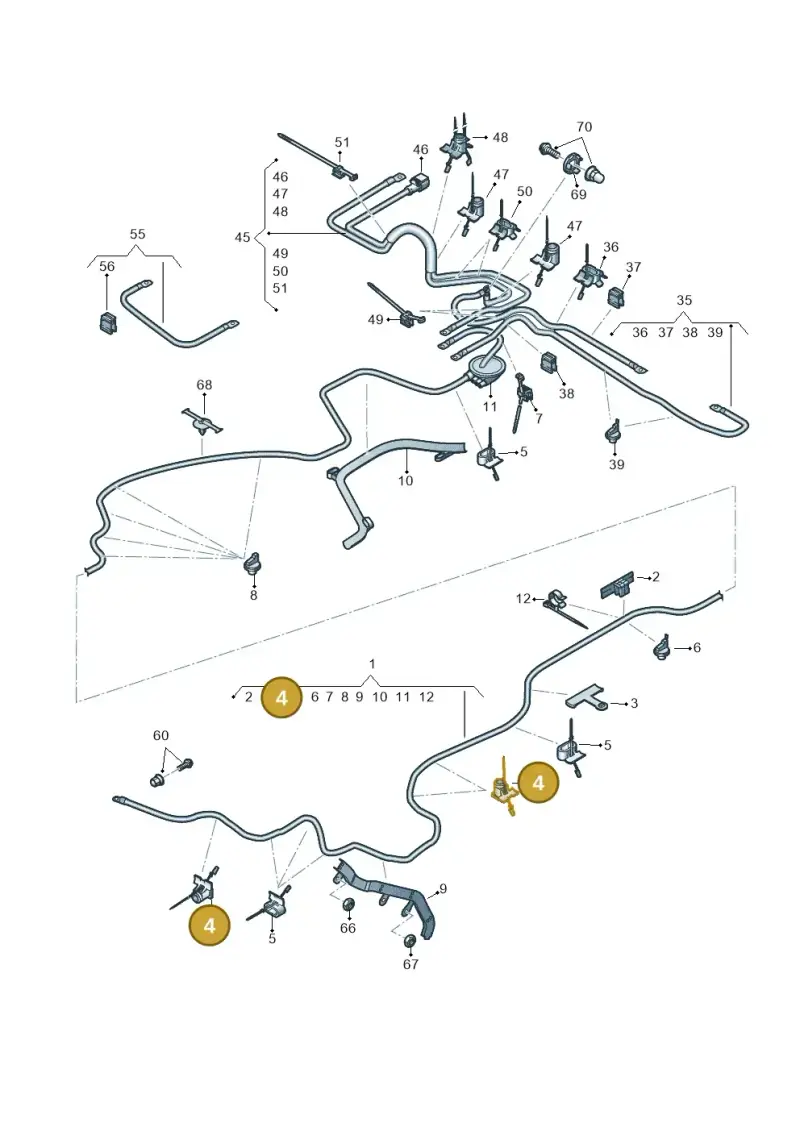 3D0971838 — Audi RS6 Avant (2019-) diagram 538972020, position 4