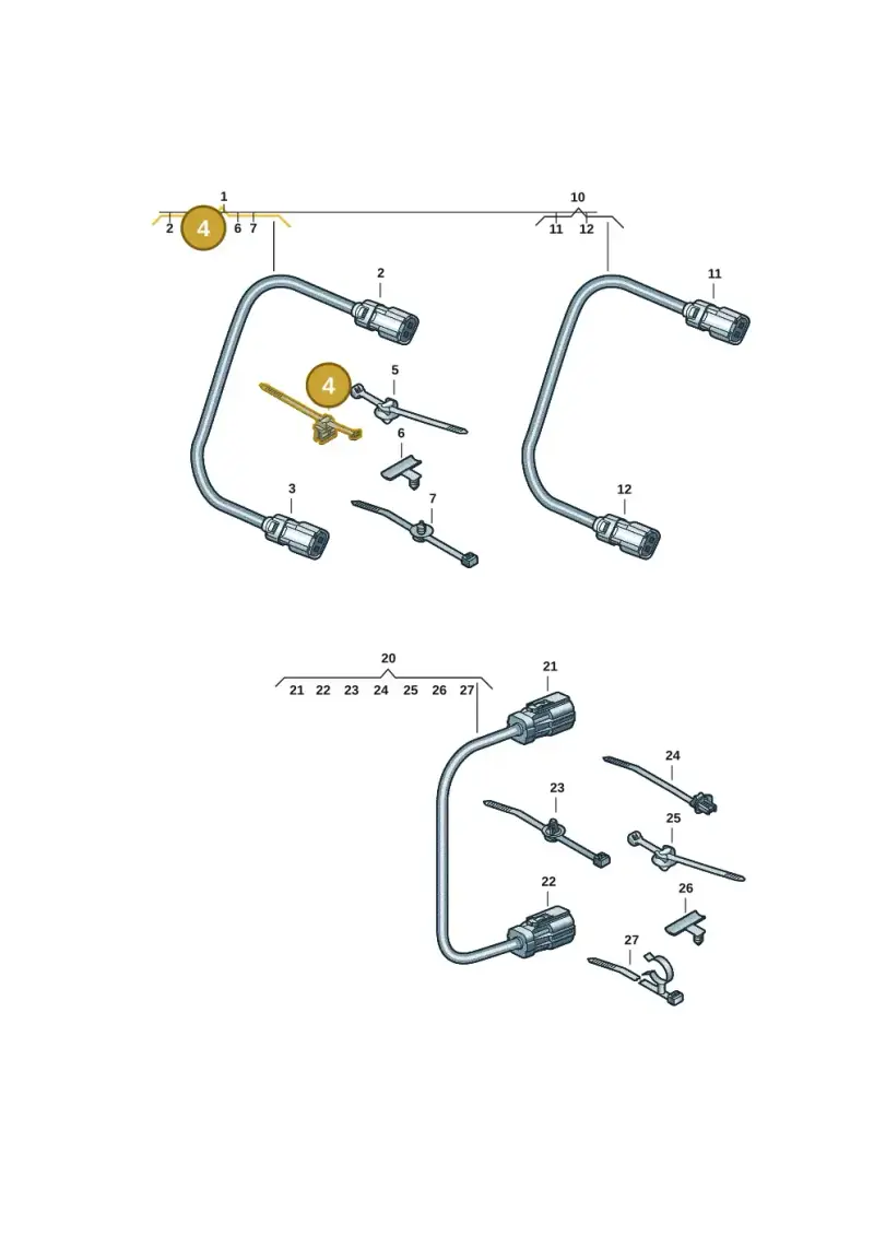 3D0971838D — Audi RS e-tron GT (2020-2020) diagram 4j1970130, position 4