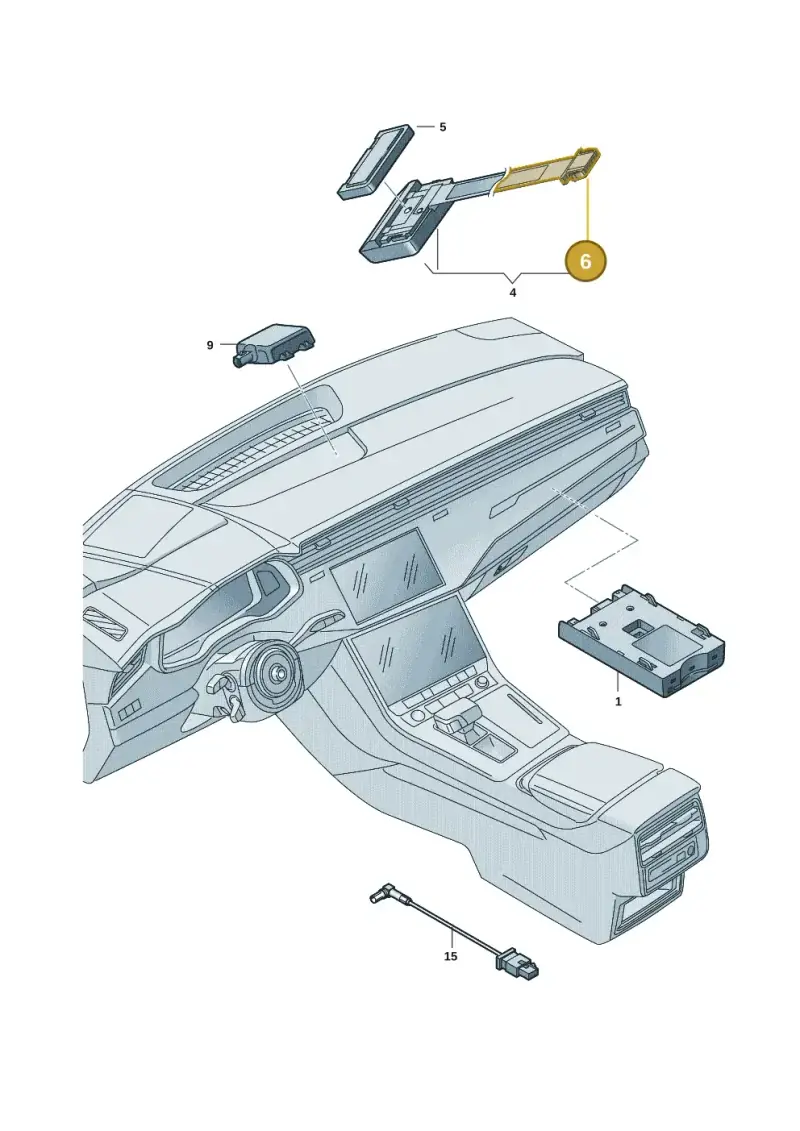 3D0972708 — Audi RS Q8 Quattro (2019-) diagram 429035057, position 6