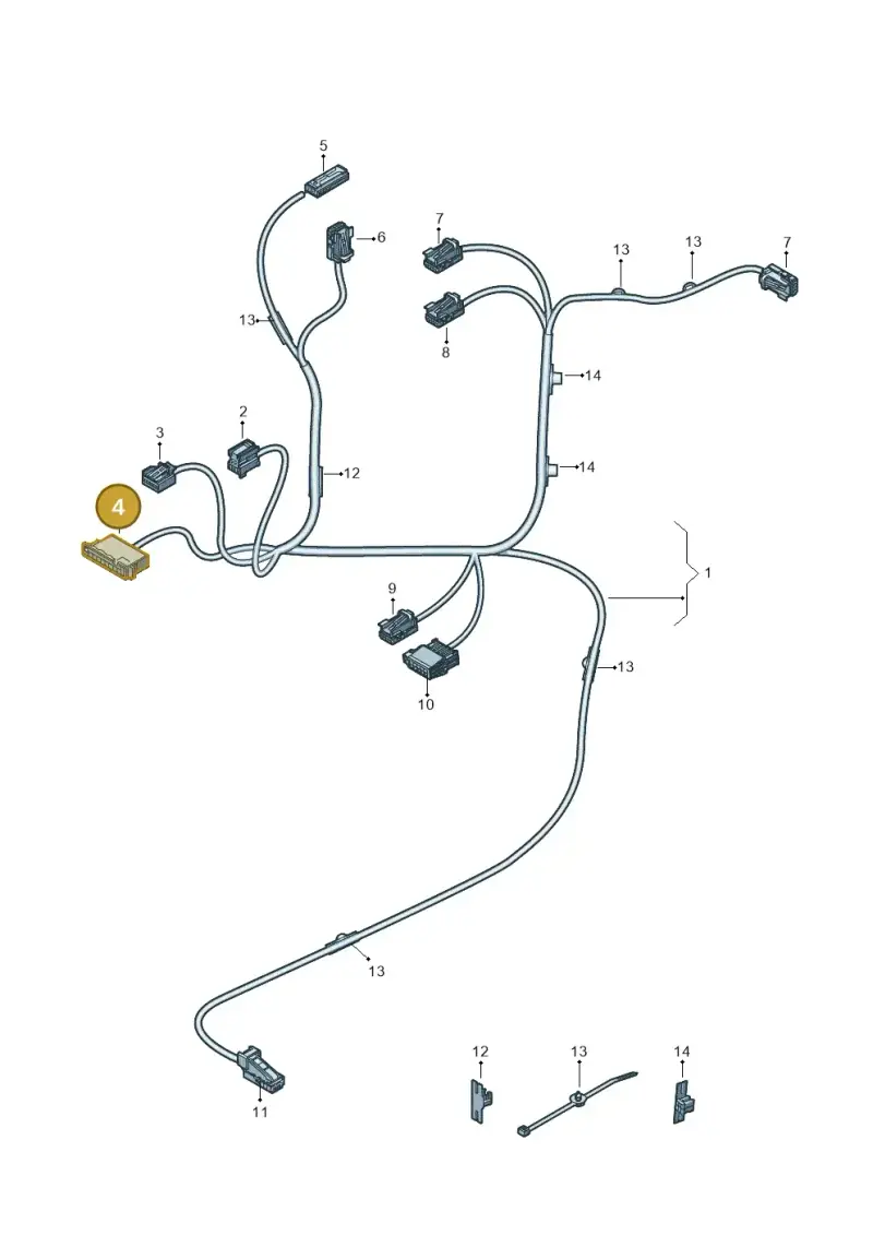 3D0972708 — Audi RS Q8 Quattro (2019-) diagram 429972045, position 4