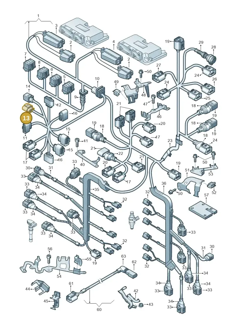 3D0973724F — Audi A8/S8/qu. lang    08> (2007-) diagram 291971650, position 13