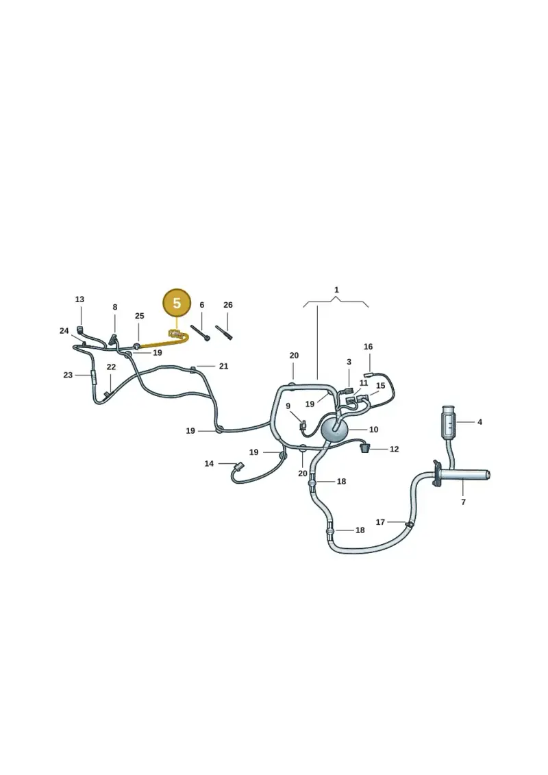 3G0973708A — Audi Q6 (2022-) diagram 4cg972033, position 5