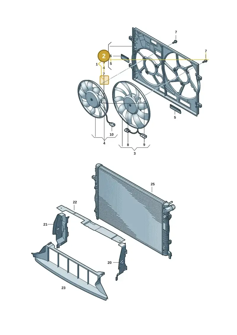 3Q0121205B — Audi RSQ3 Sportback (2019-2024) diagram f3z121900, position 2