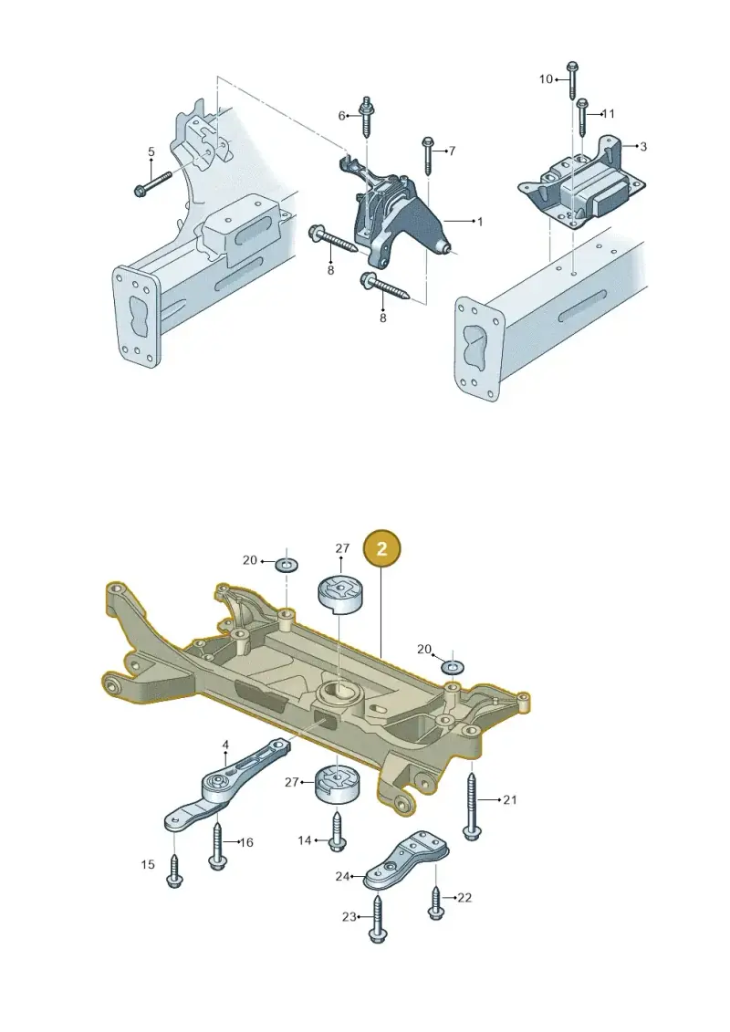 3Q0199315D — Audi RSQ3 Sportback (2019-2024) diagram 858199100, position 2