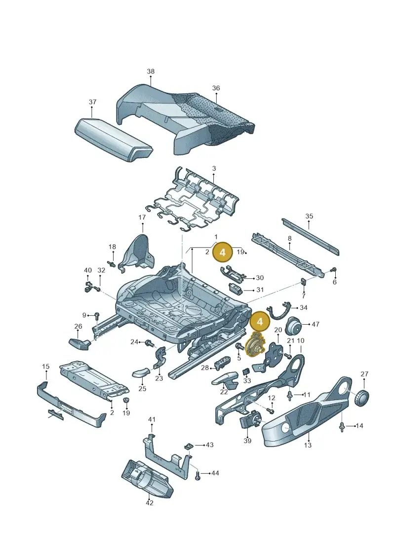 3Q0881054 — Audi Q4 Sportback (2021-2022) diagram 596881000, position 4