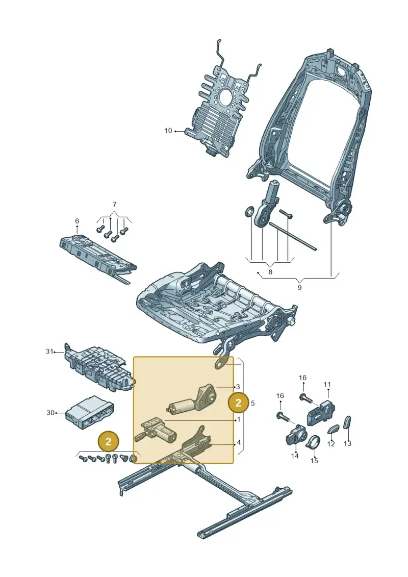 3Q0898716A — Audi RS Q8 Quattro (2019-) diagram 859959210, position 2