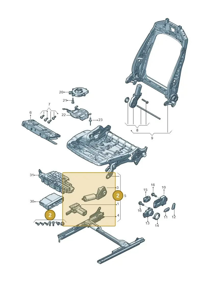 3Q0898716A — Audi RS Q8 Quattro (2019-) diagram 859959230, position 2