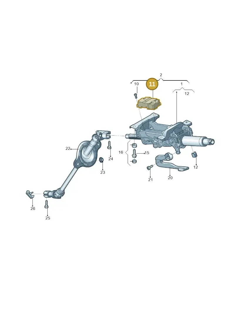 3Q0905861A — Audi Q5 qu. 2.0 (2018-) diagram 428419050, position 11