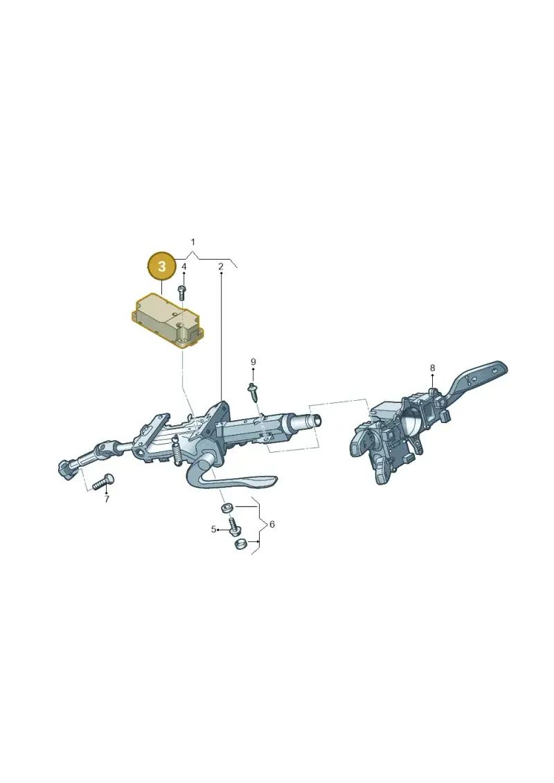 3Q0905861B — Audi RSQ3 Sportback (2019-2024) diagram 850419500, position 3