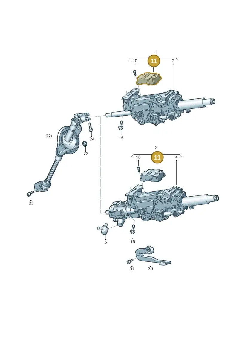 3Q0905861C — Audi RS6 Avant (2019-) diagram 435419500, position 11