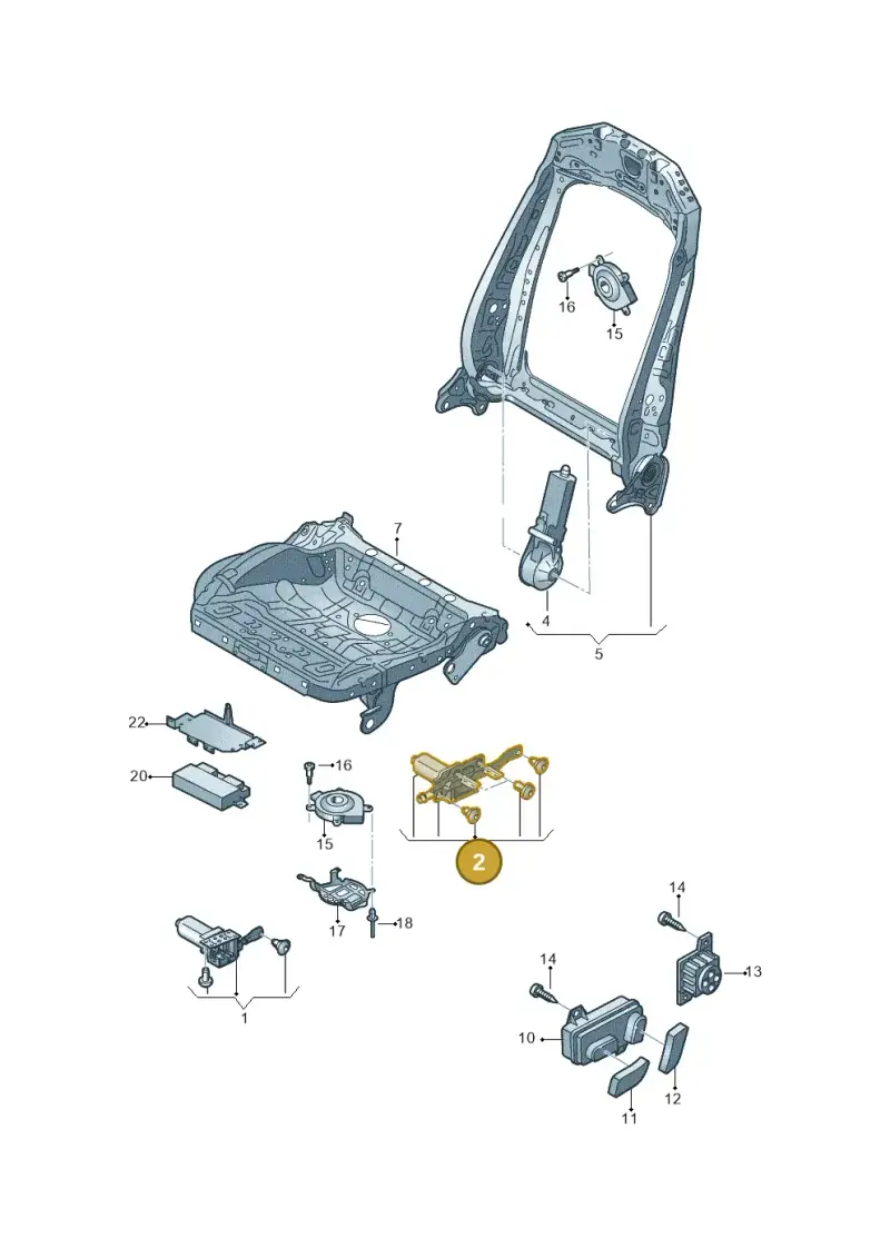 3Q0959111 — Audi RS6 Avant (2019-) diagram 435959200, position 2
