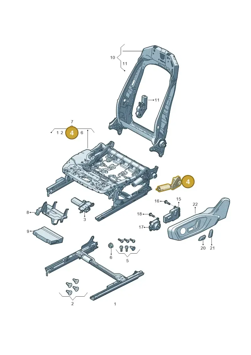 3Q0959112 — Audi Q4 Sportback (2021-2022) diagram 596959200, position 4