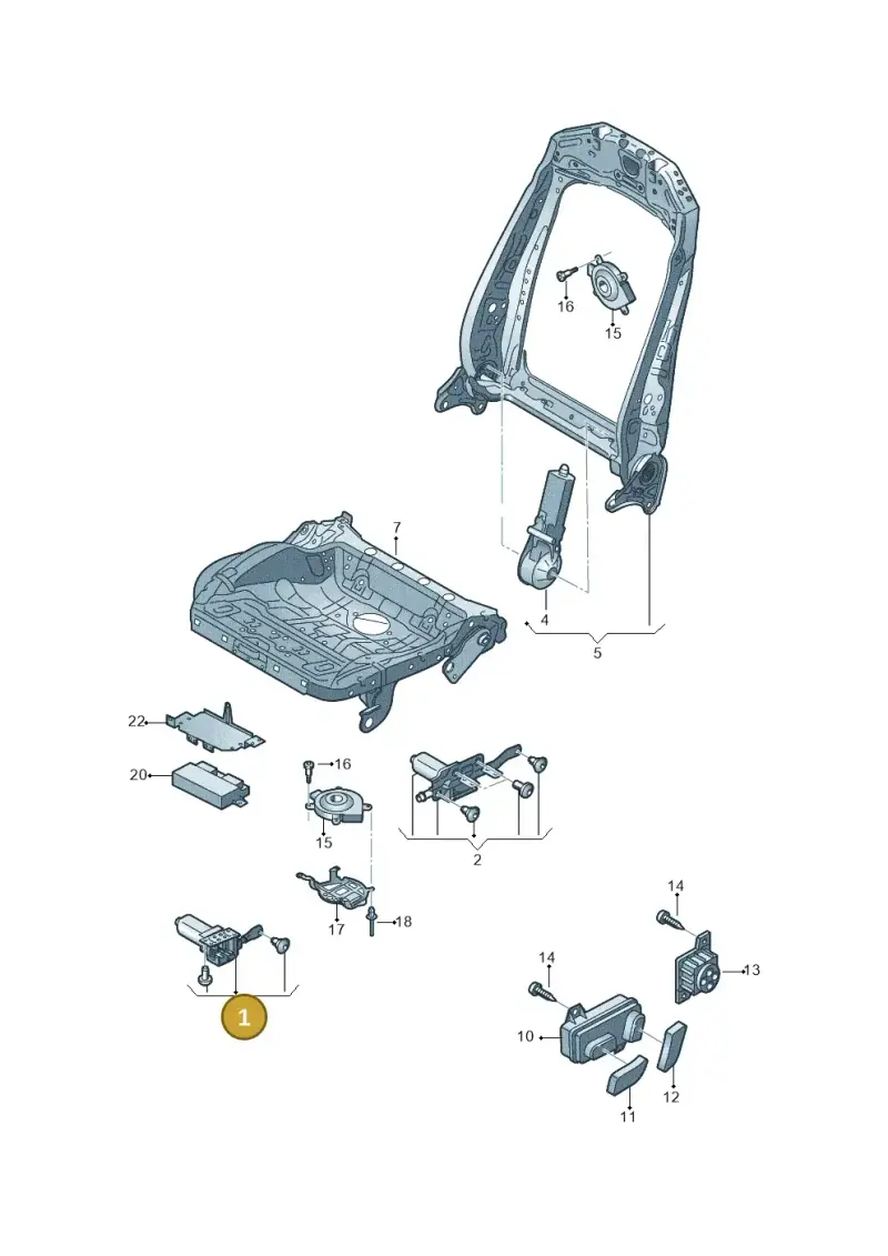 3Q0959247 — Audi RS6 Avant (2019-) diagram 435959200, position 1