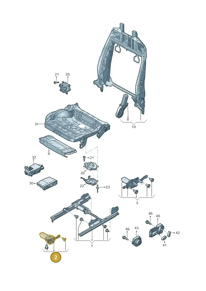 3Q0959247 — Audi RS6 Avant (2019-) diagram 435959210, position 2
