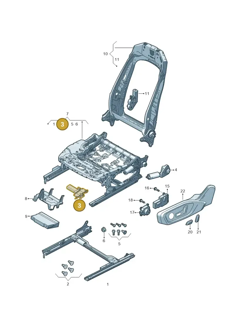 3Q0959248 — Audi Q4 Sportback (2021-2022) diagram 596959200, position 3