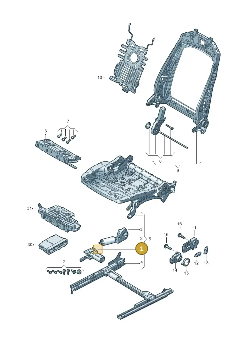 3Q0959248 — Audi RS Q8 Quattro (2019-) diagram 859959210, position 1