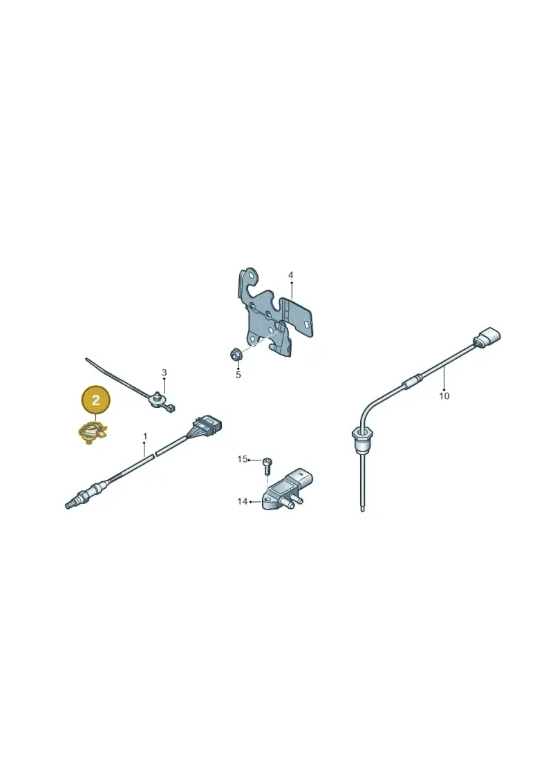 3Q0971842 — Audi Q2 2.0 TDI (2016-2018) diagram 803906080, position 2