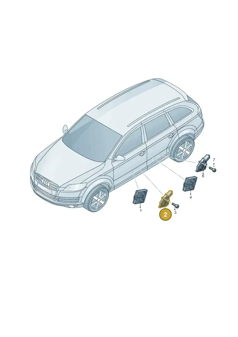 3QD959801D — Audi Q6 (2022-) diagram 859959100, position 2