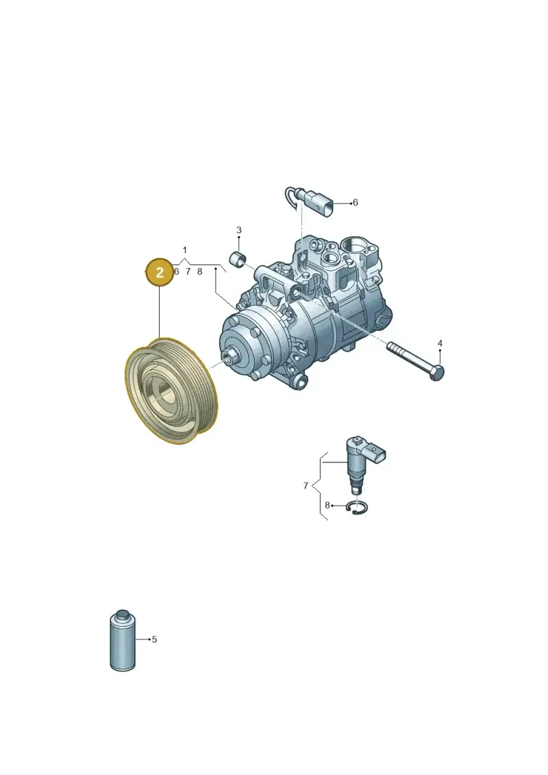 3WA820811 — Audi A3 Sportback (2019-2021) diagram 597260000, position 2