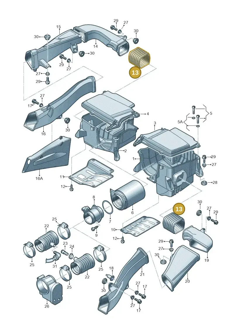 420129739B — Audi R8 qu. 5.2 (2012-2015) diagram 752133020, position 13