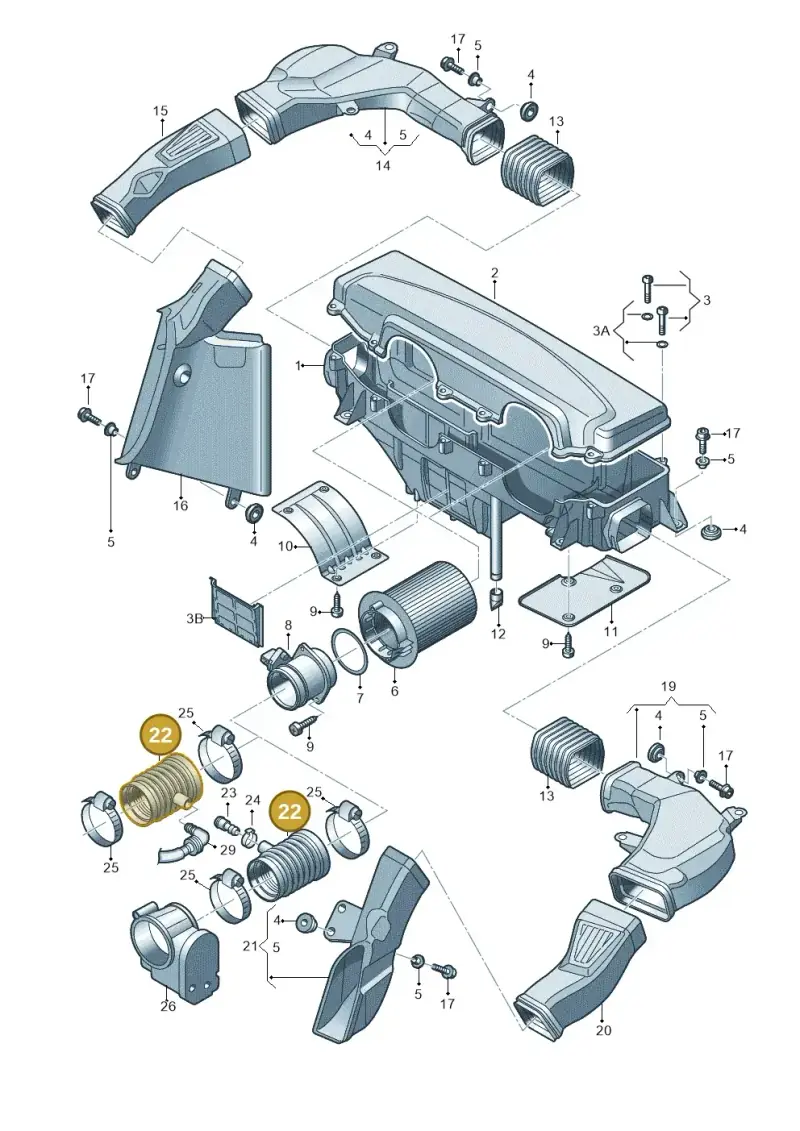 420133385E — Audi R8 qu. 5.2 (2012-2015) diagram 752133040, position 22