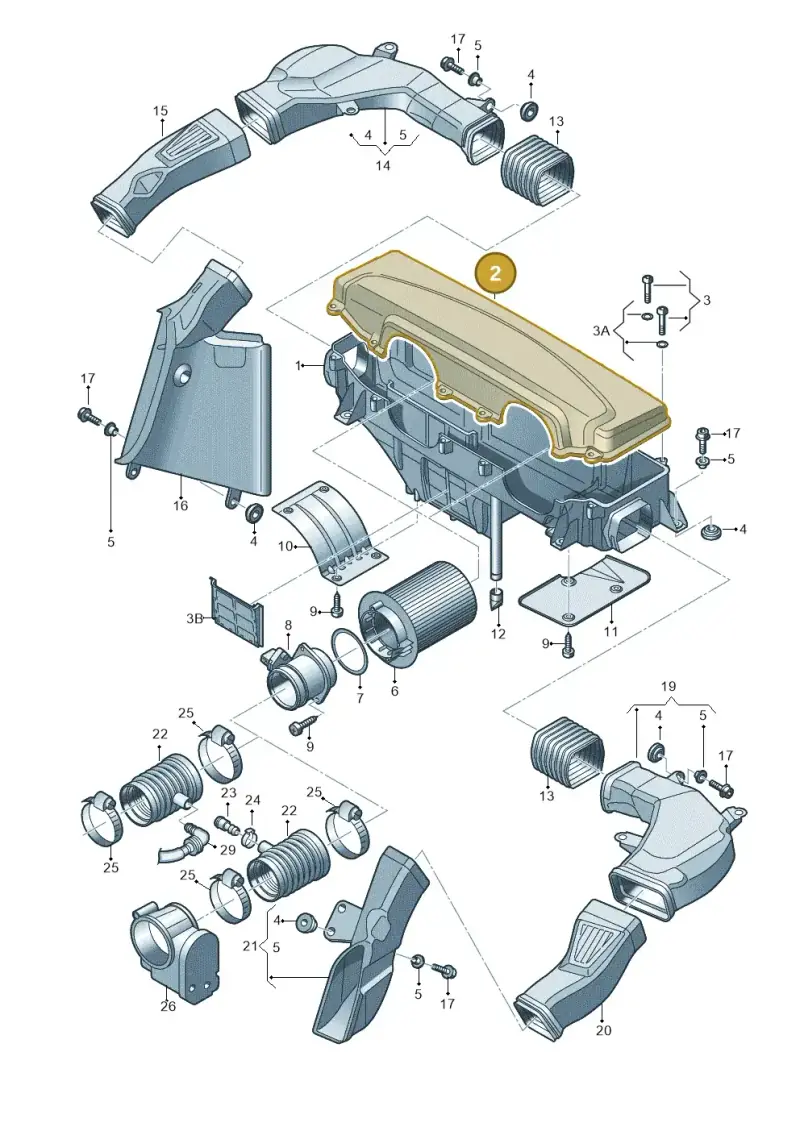420133846B — Audi R8 qu. 5.2 (2012-2015) diagram 752133040, position 2