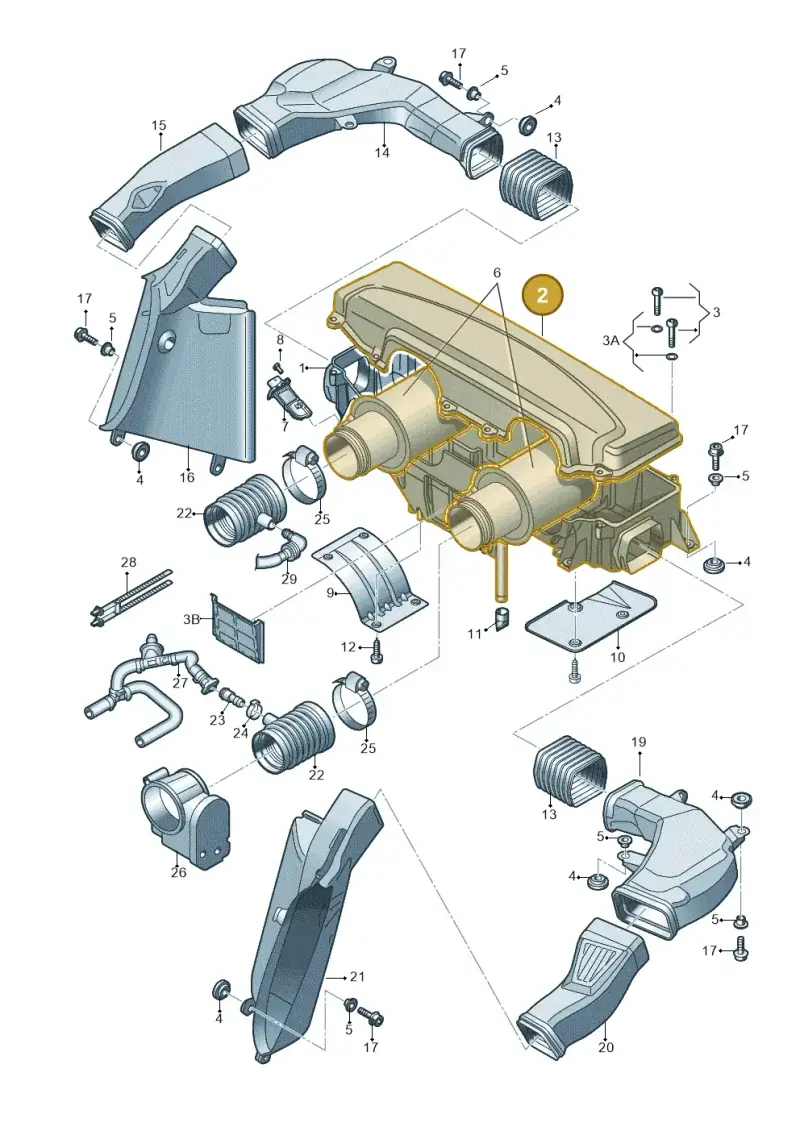 420133846B — Audi R8 qu. 5.2 (2012-2015) diagram 752133240, position 2