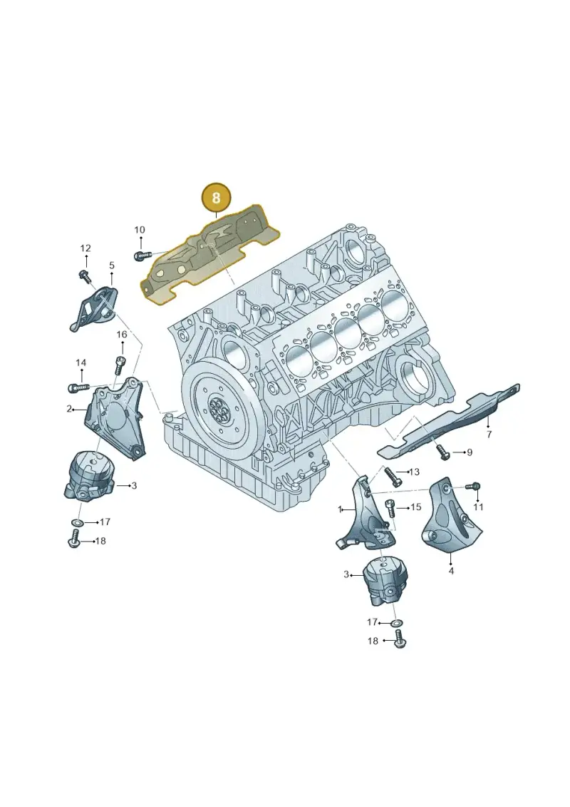 420199456 — Audi R8 Spyder (2015-2024) diagram 872199200, position 8