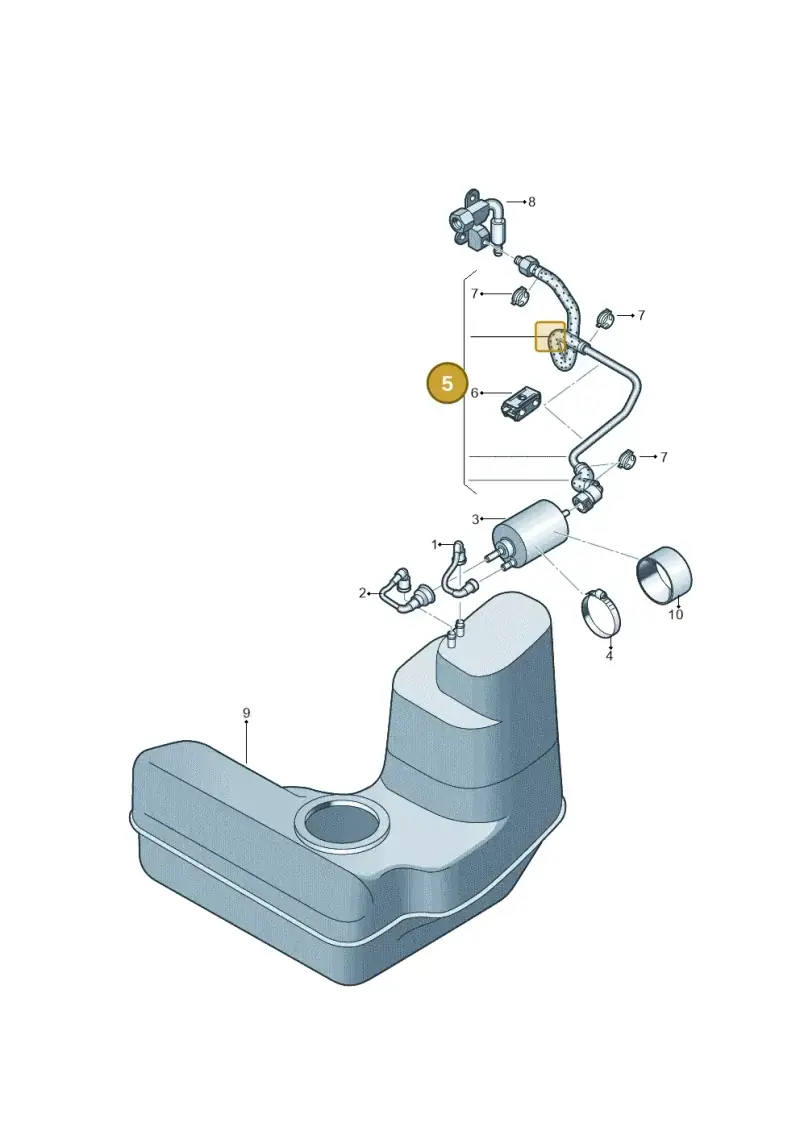 420201215H — Audi R8 qu. 5.2 (2012-2015) diagram 618201200, position 5