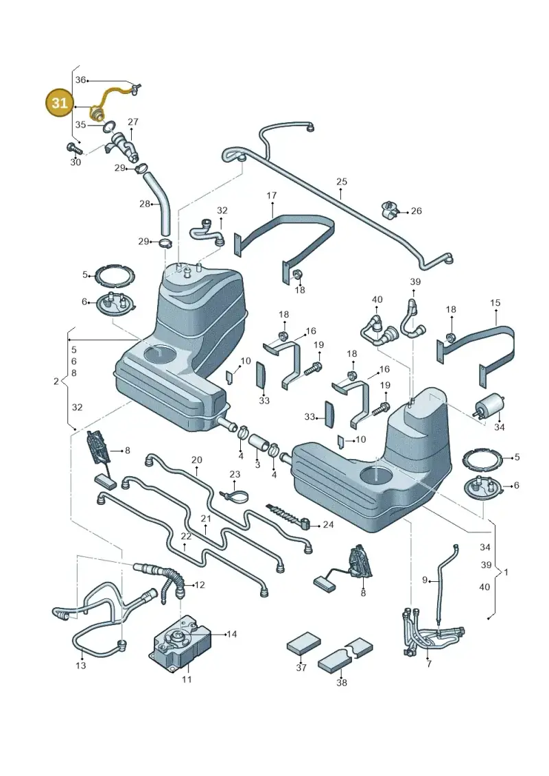 420201550C — Audi R8                08> (2007-) diagram 618201000, position 31