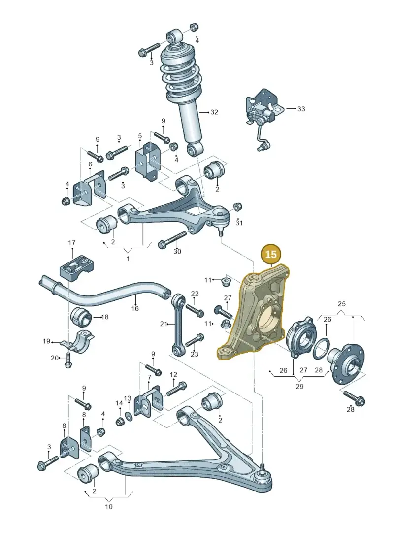 420407246F — Audi R8 qu. 5.2 (2012-2015) diagram 752407000, position 15