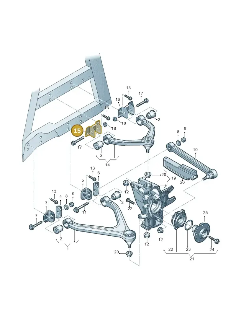 420407457F — Audi R8                08> (2007-) diagram 618505000, position 15