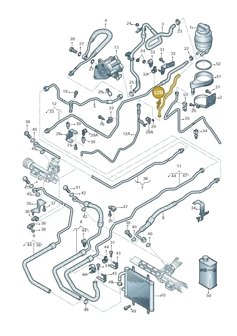 420422857M — Audi R8 qu. 5.2 (2012-2015) diagram 618422500, position 12B