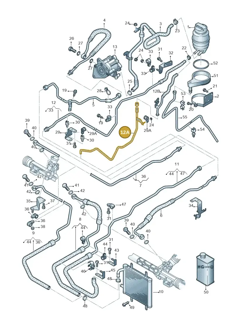 420422857T — Audi R8 qu. 5.2 (2012-2015) diagram 618422500, position 12A
