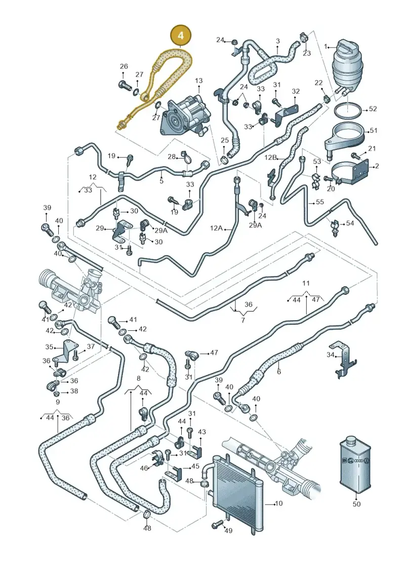 420422893F — Audi R8 qu. 5.2 (2012-2015) diagram 618422500, position 4
