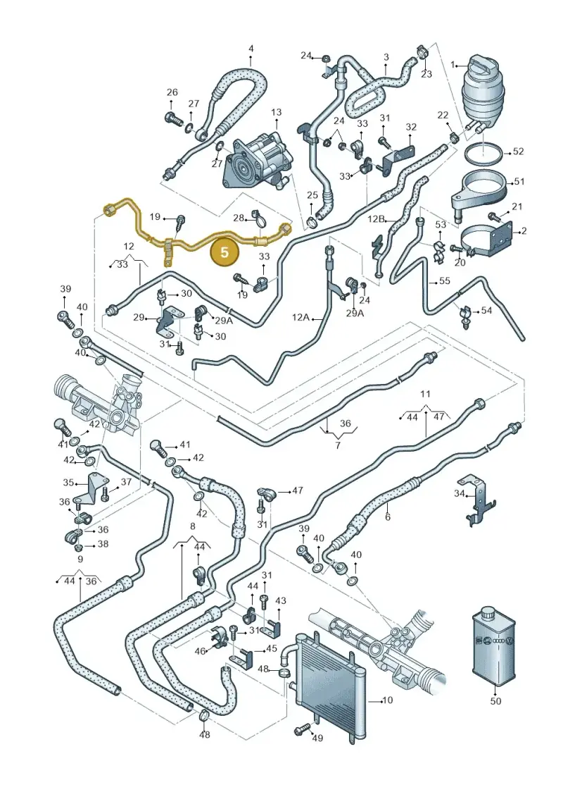 420422897C — Audi R8 qu. 5.2 (2012-2015) diagram 618422500, position 5